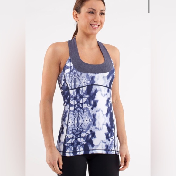 Lululemon Scoop Neck Tank - Ink Blot Deep Indigo - Picture 2 of 9